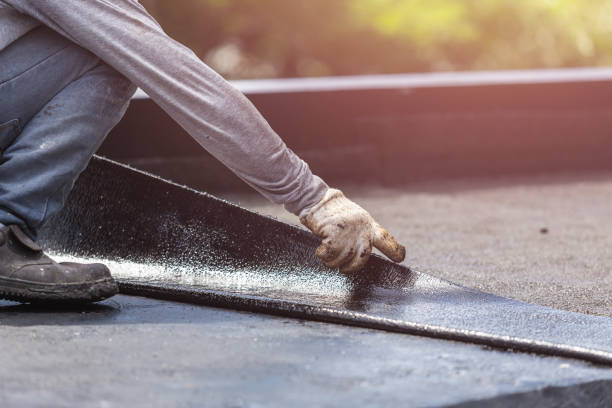 Professional Emergency Waterproofing technician working in East Fultonham, OH